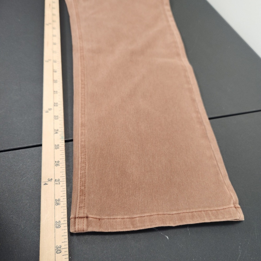 Halara Flex Denim High Waisted Straight Leg Pants Brown XL NWT 02634292 - Picture 6 of 9